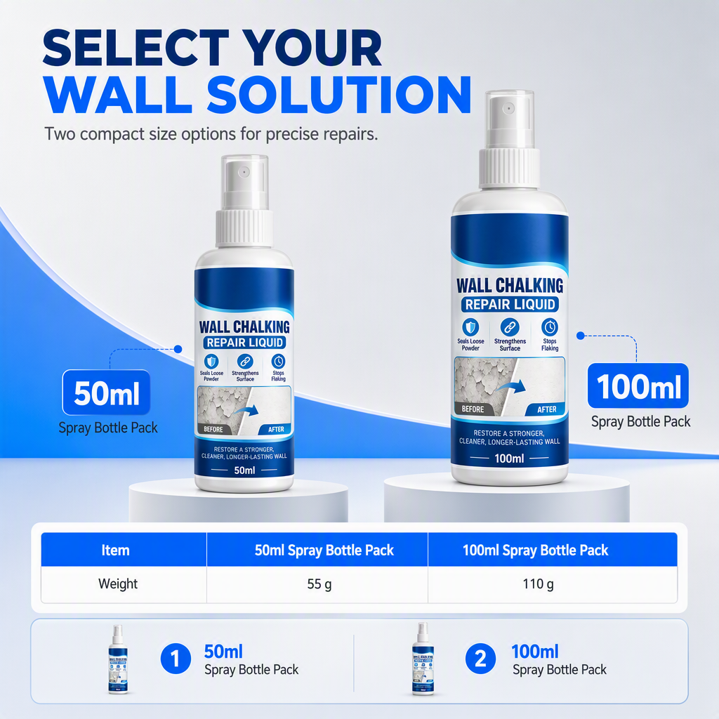 Wall Repair Liquid & Curing Agent