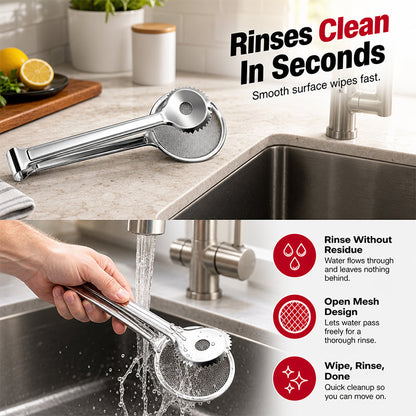 2-in-1 Stainless Steel Oil Filter Tongs