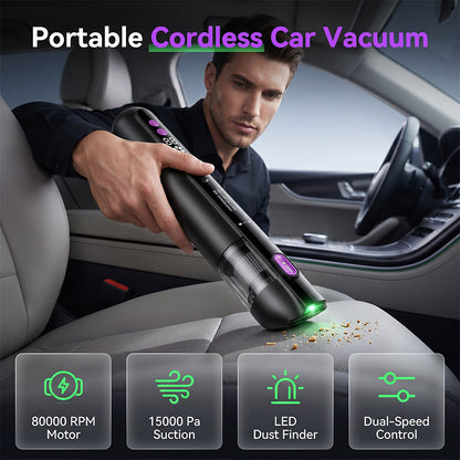 Portable Cordless Car Vacuum Cleaner