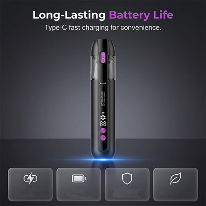 Portable Cordless Car Vacuum Cleaner