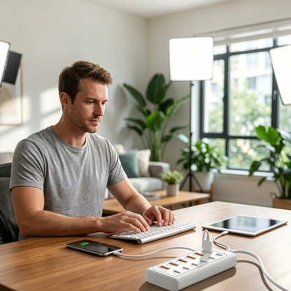 High-Speed 12-Port USB Hub – charge up to 12 devices simultaneously, fast charging & compact design – perfect for the desktop and travel
