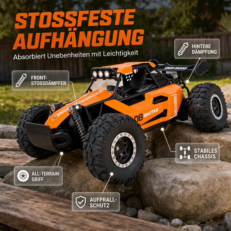 High-speed RC off-road vehicle