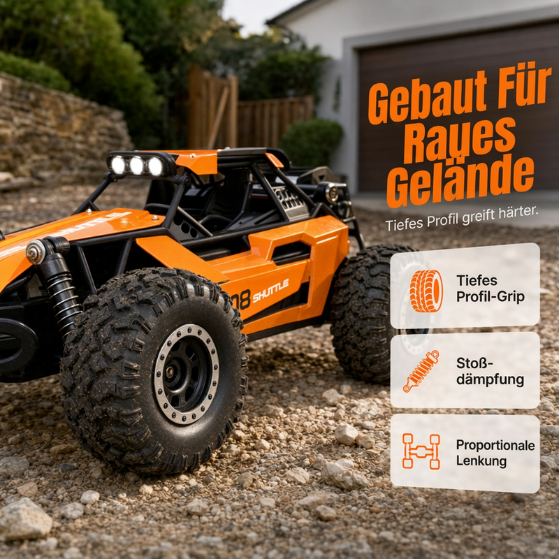 High-speed RC off-road vehicle