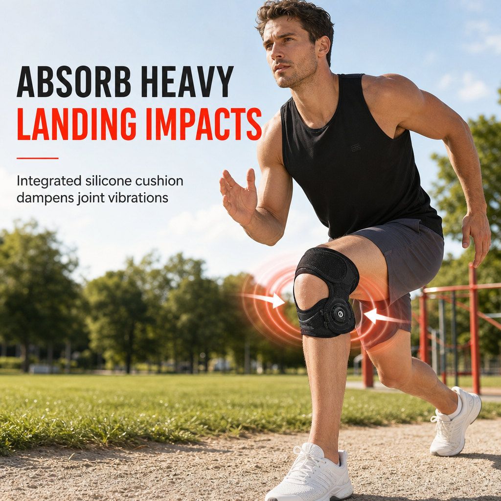 Adjustable Silicone Patella Stabilizer Strap