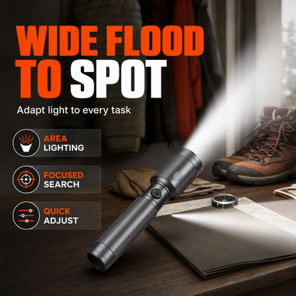 Durable High-Power LED Flashlight