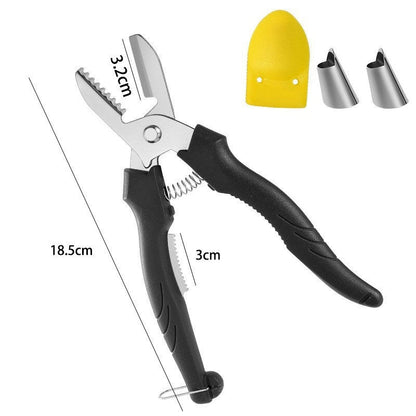 2-in-1 Chestnut Shear – Dual-Edge, Labor-Saving, Safe