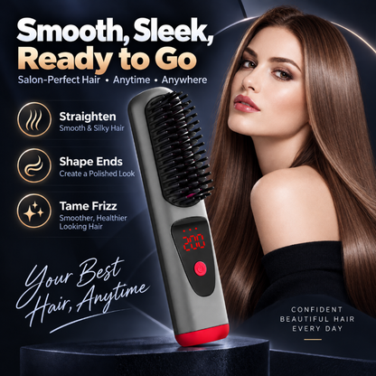Cordless Hair Straightener Comb