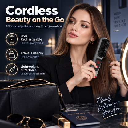 Cordless Hair Straightener Comb