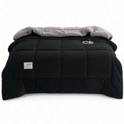Thick Warm Milk Velvet Winter Comforter & Ultra-Soft Fleece Duvet Insert