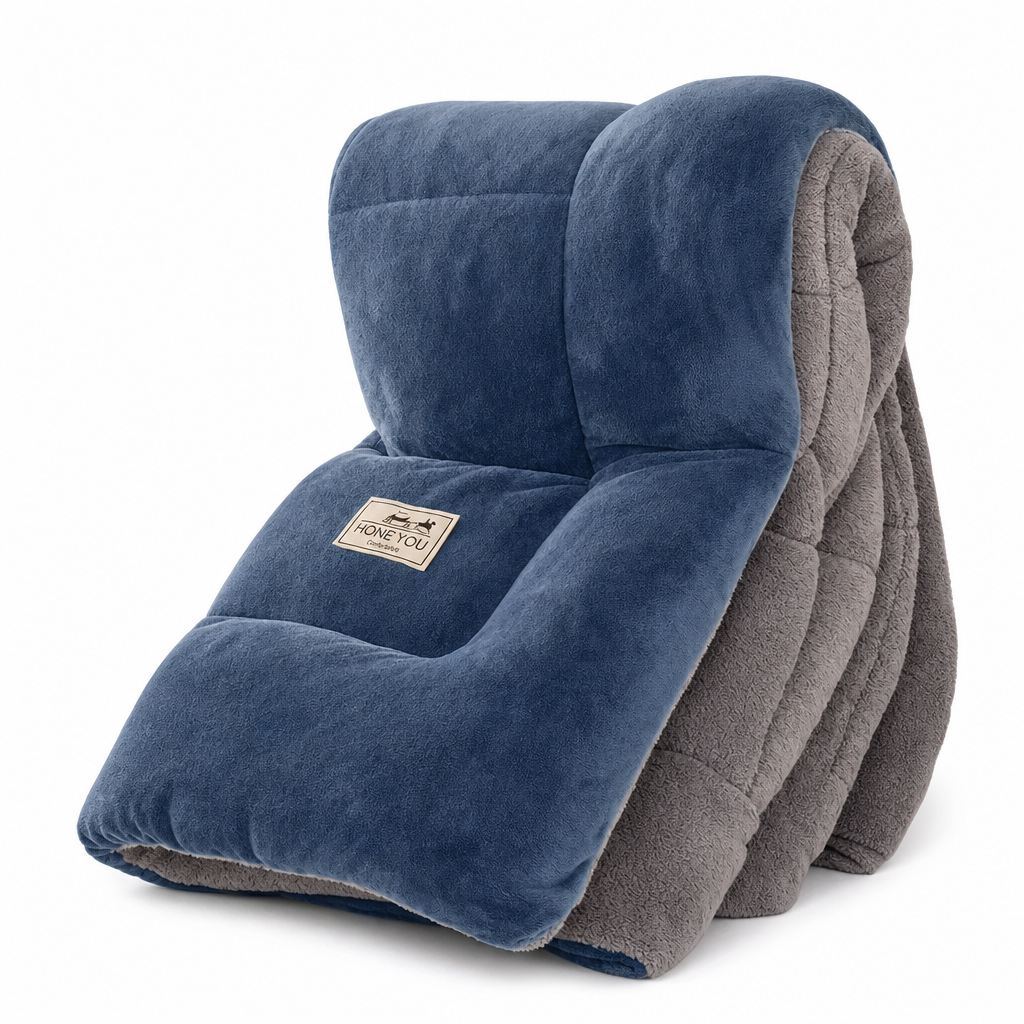 Thick Warm Milk Velvet Winter Comforter & Ultra-Soft Fleece Duvet Insert