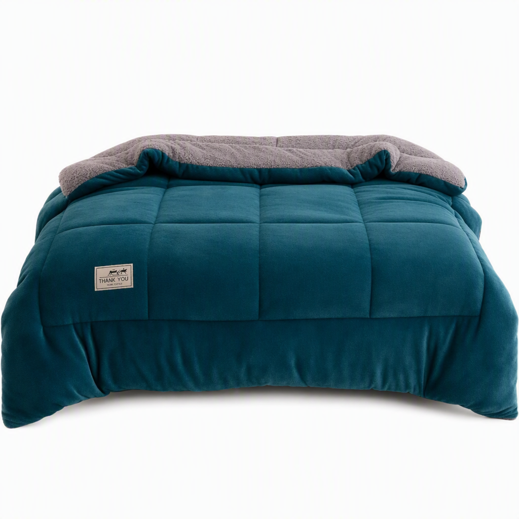 Thick Warm Milk Velvet Winter Comforter & Ultra-Soft Fleece Duvet Insert