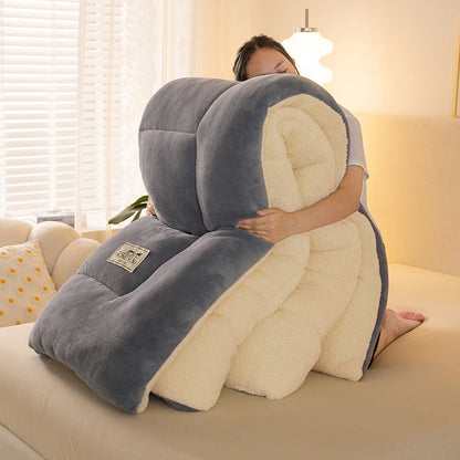 Thick Warm Milk Velvet Winter Comforter & Ultra-Soft Fleece Duvet Insert