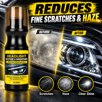 Car Headlight Restoration & Brightener Liquid