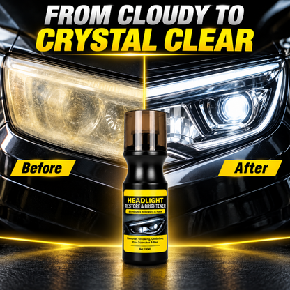 Car Headlight Restoration & Brightener Liquid
