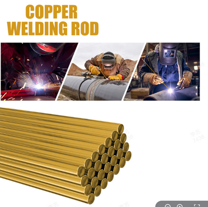 Universal Brass Brazing Rods for Metalwork (10-Pieces)