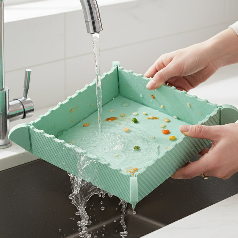 Magnetic Silicone Trivet — Foldable Pot Mat & Mini Tray