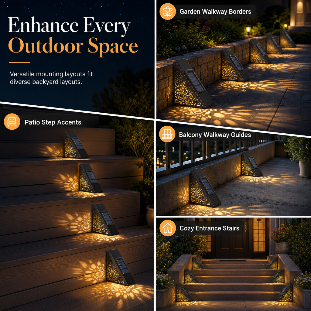 Solar Step Light – For stairs, decks & pathways
