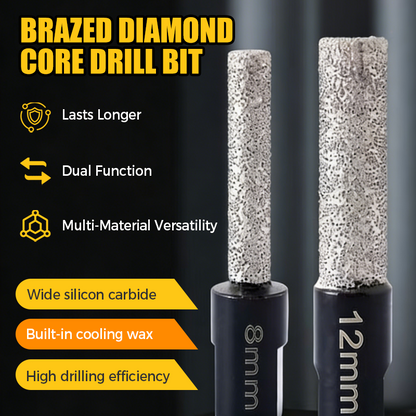 Brazed Diamond Core Drill Bit