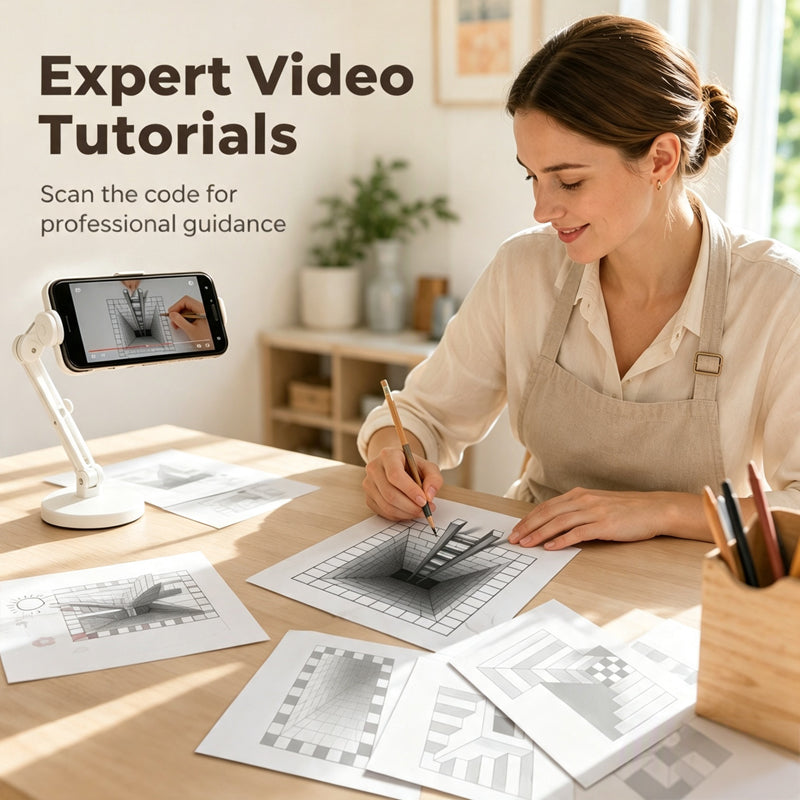 Kids 3D Tracing Activity Book
