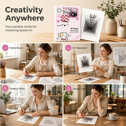 Kids 3D Tracing Activity Book