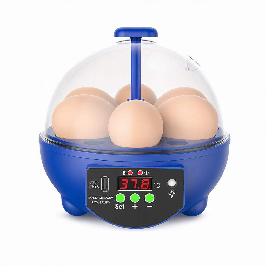 USB Automatic Egg Incubator – auto egg turning, even heat circulation, quiet & clear view. Hatch chicks, ducks & quails at home