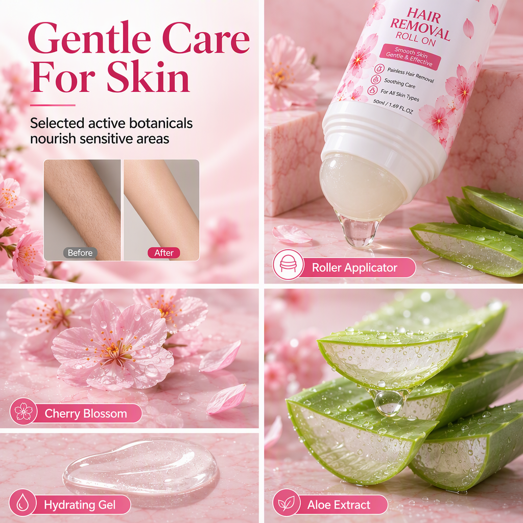 Gentle Smooth Roll-On Body Hair Removal