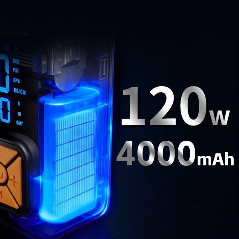 Multi-Mode Digital Air Inflator with LCD Screen