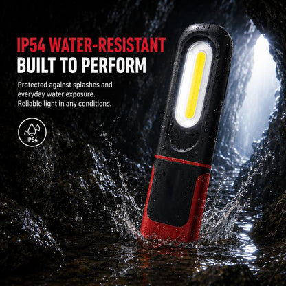 Rechargeable COB LED Work Light – Magnetic Base & 360° Rotation