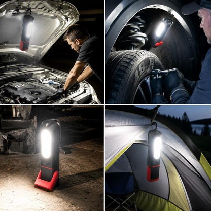 Rechargeable COB LED Work Light – Magnetic Base & 360° Rotation
