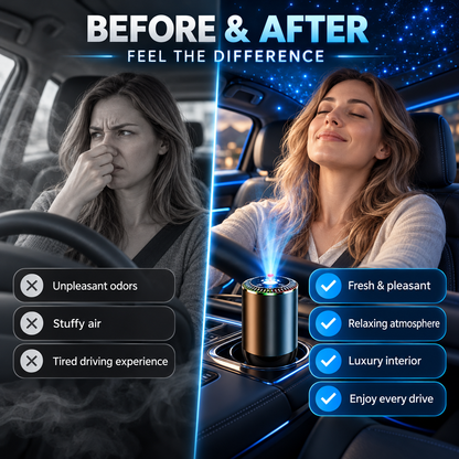 Smart Car Aroma Diffuser with Starry Projection