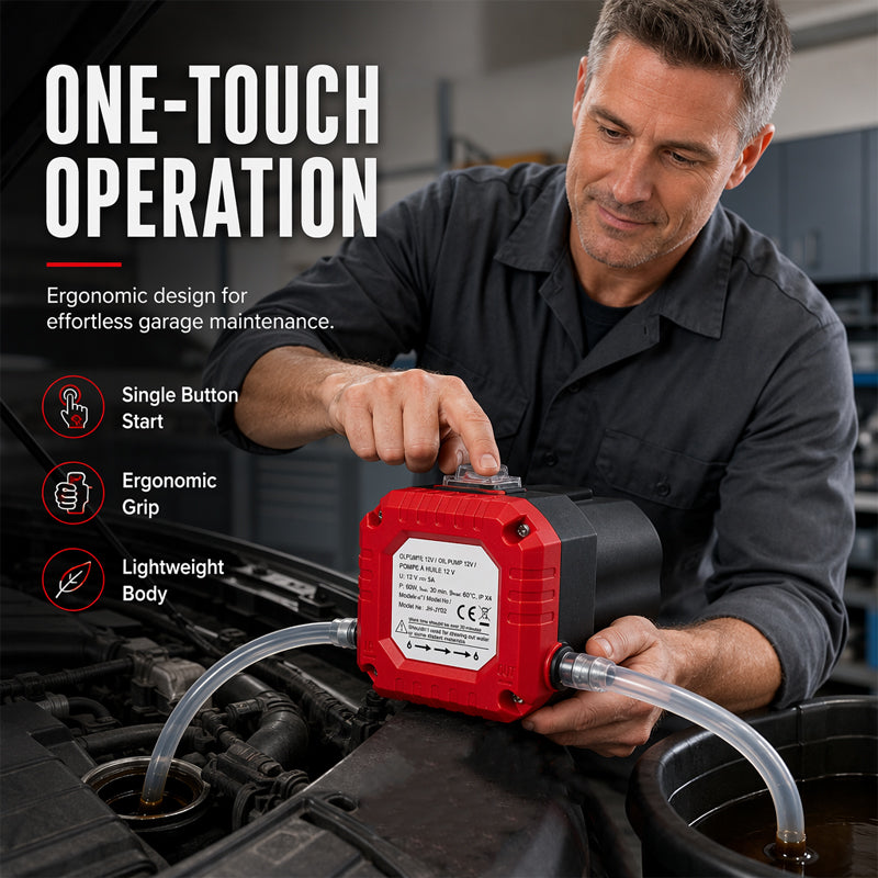Portable Electric Engine Oil Extractor Pump for Vehicle Maintenance