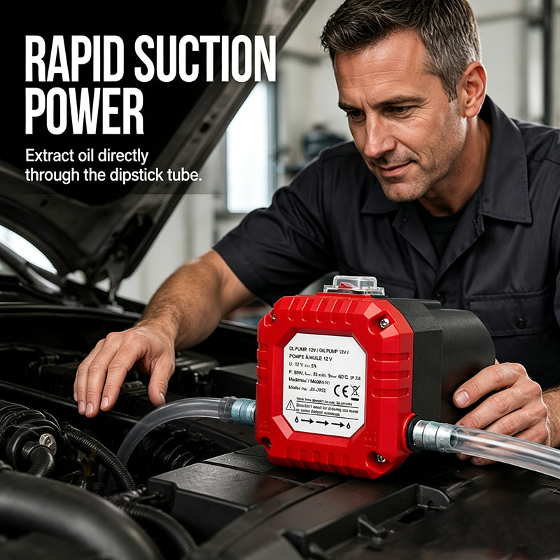 Portable Electric Engine Oil Extractor Pump for Vehicle Maintenance