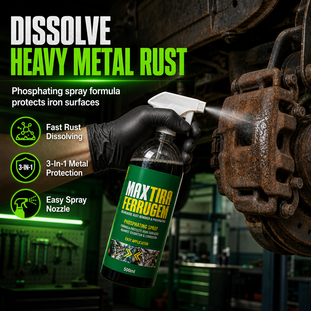 3 in 1 Rust Remover & Phosphating Agent – Degrease, Remove Rust, Anti-Rust