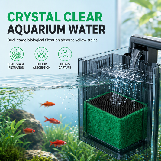 Activated Carbon Filter Cube for Aquarium Water Purification