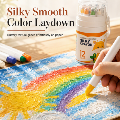 Washable Crayons and Oil Pastels for Kids
