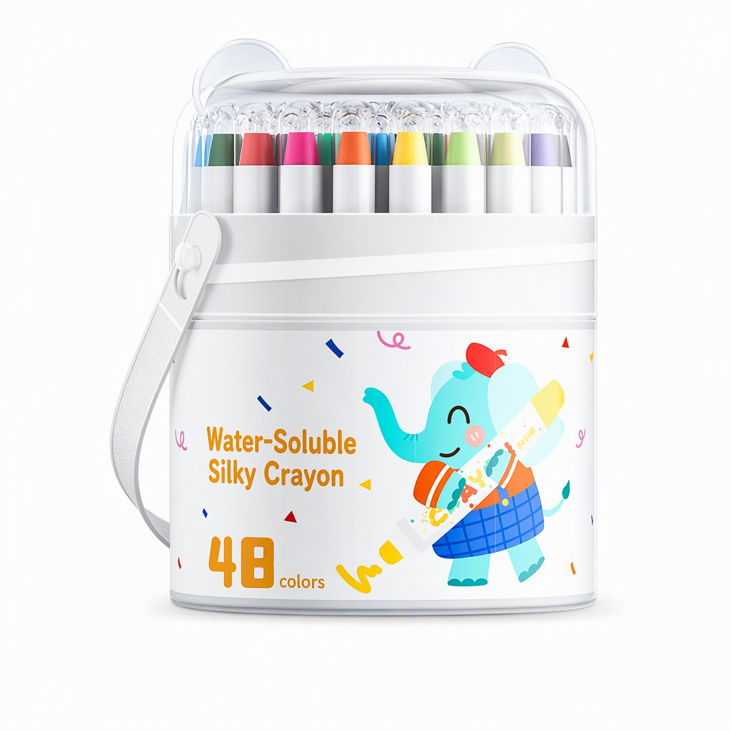 Washable Crayons and Oil Pastels for Kids