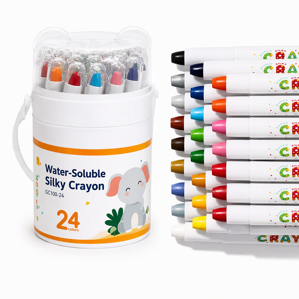 Washable Crayons and Oil Pastels for Kids