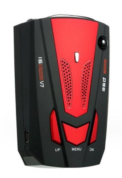 Vehicle Radar Signal Alert Device – visual & voice alerts, dashboard mount, 3 colours. Stay aware of compatible signals while driving
