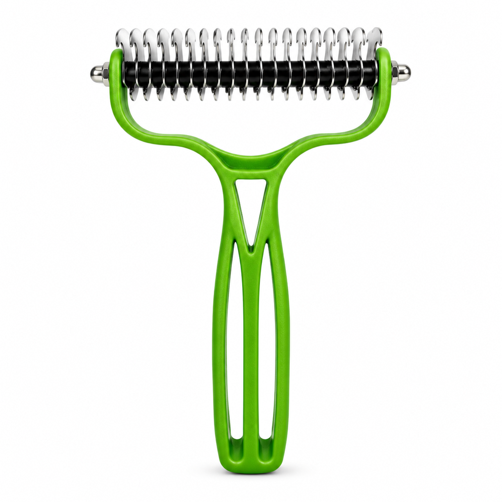 Pet Dematting Comb and Deshedding Grooming Brush for Dogs and Cats