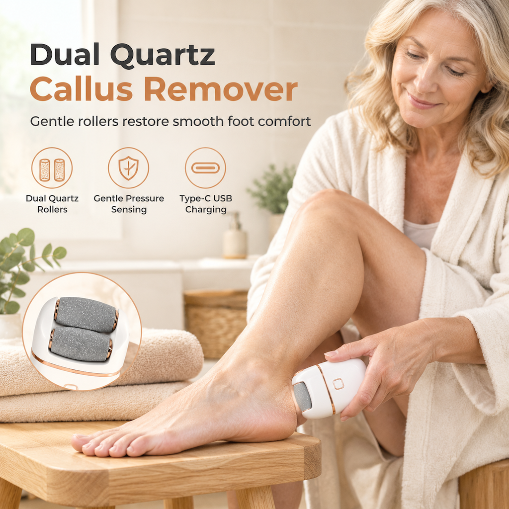 Electric Foot Callus Remover Pedicure Tool for Dead Skin and Callus Removal Automatic Foot Grinder for Smooth Heels