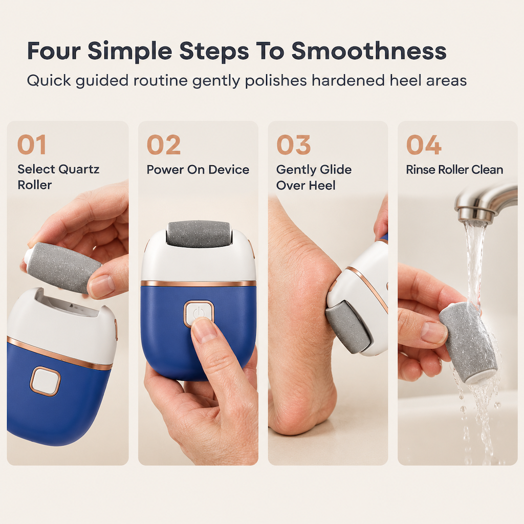 Electric Foot Callus Remover Pedicure Tool for Dead Skin and Callus Removal Automatic Foot Grinder for Smooth Heels