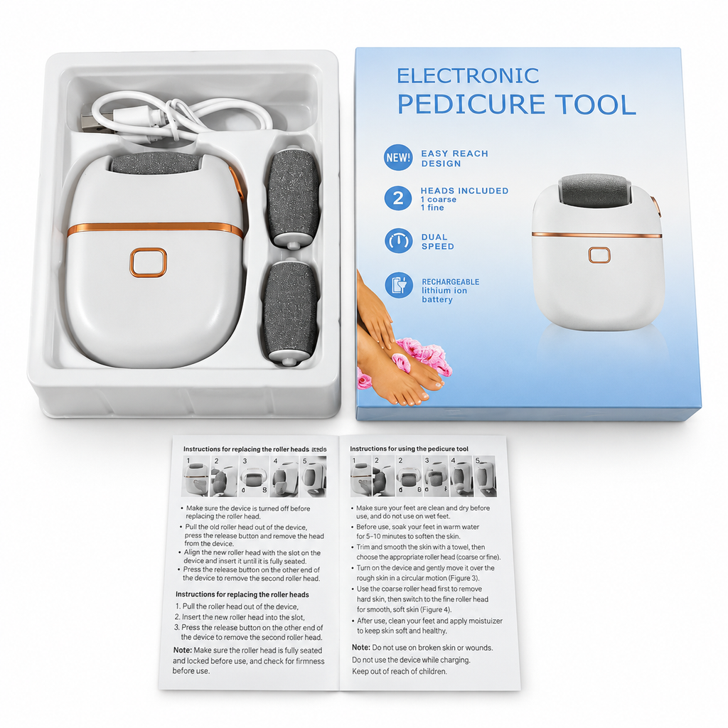 Electric Foot Callus Remover Pedicure Tool for Dead Skin and Callus Removal Automatic Foot Grinder for Smooth Heels
