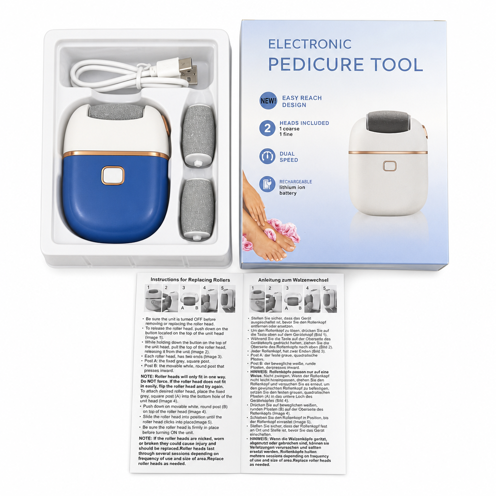 Electric Foot Callus Remover Pedicure Tool for Dead Skin and Callus Removal Automatic Foot Grinder for Smooth Heels