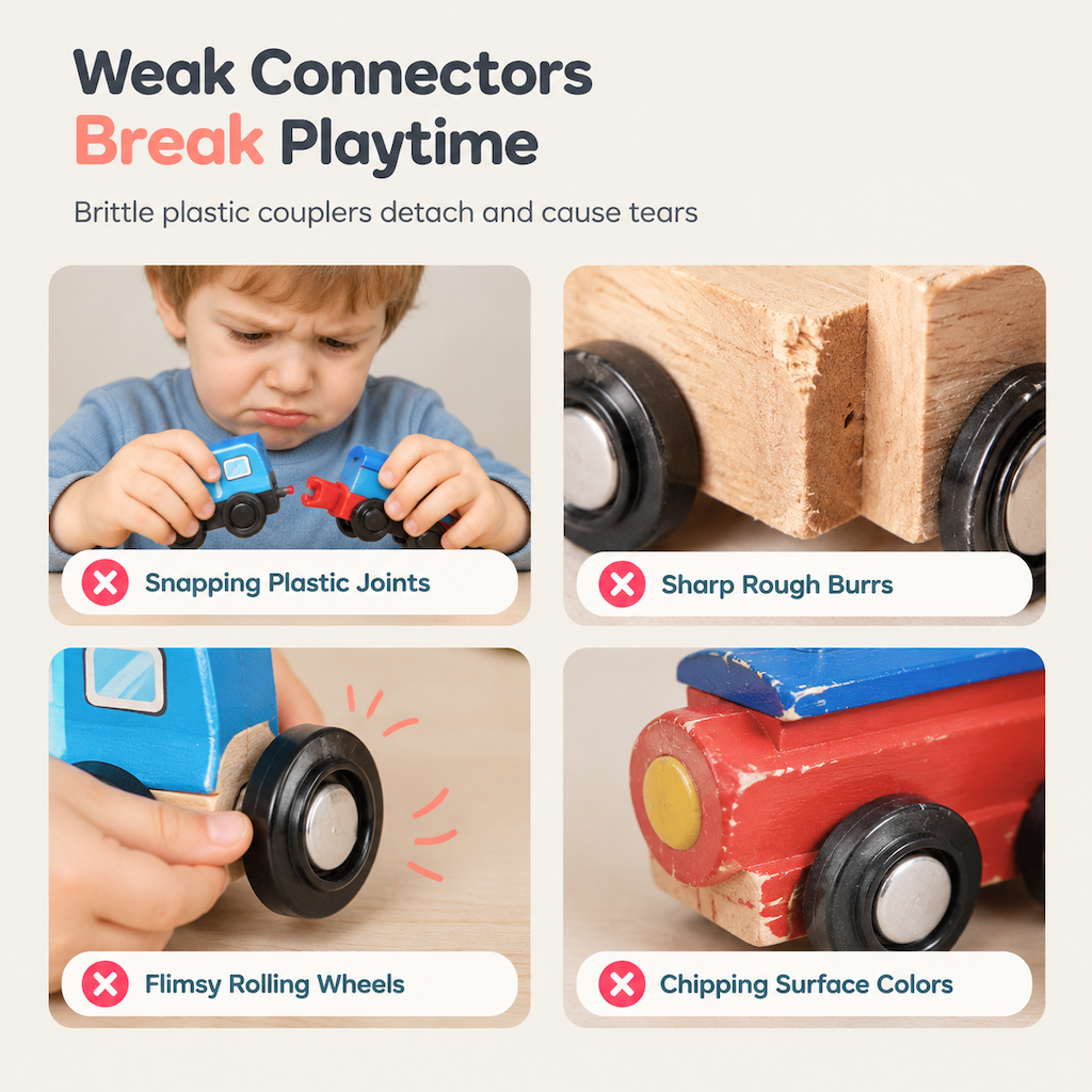 Magnetic Wooden Number Train, Early Learning Counting Toy, Perfect Gift for Toddlers Boys Girls