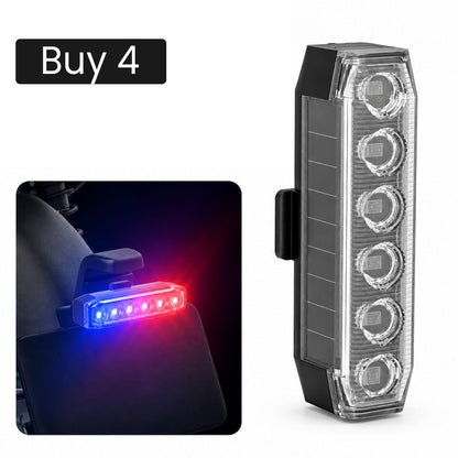 Universal Solar LED Warning Light for Cars and Motorcycles