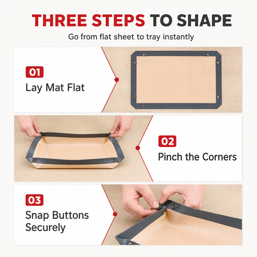 Non Stick Foldable silicone mat