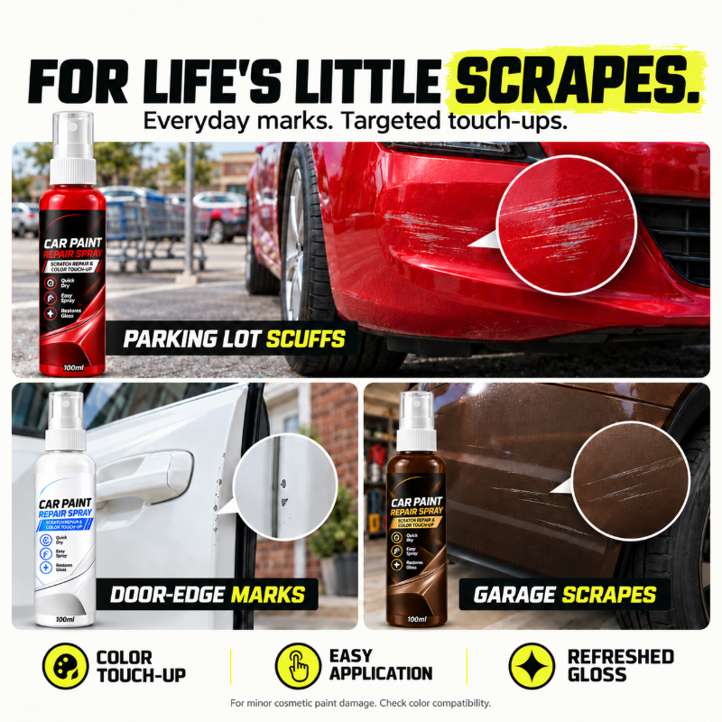 Car Scratch Repair Spray for Minor Scratches and Quick Touch Up