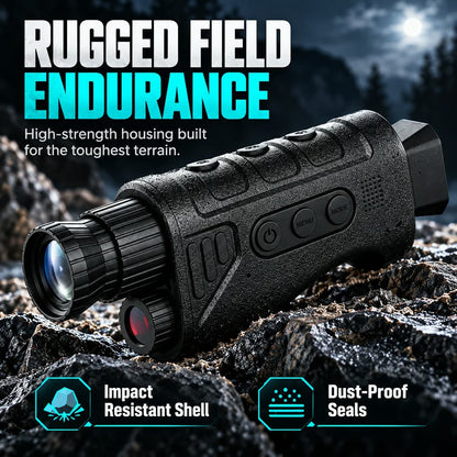 1080P HD Night Vision Monocular – 16X Digital Zoom for Outdoor Adventures & Wildlife Viewing