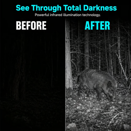 1080P HD Night Vision Monocular – 16X Digital Zoom for Outdoor Adventures & Wildlife Viewing
