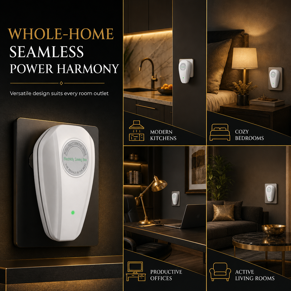 Plug and Play Household Power Saver for Home and Office